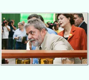 Lula na inaugurao da primeira usina